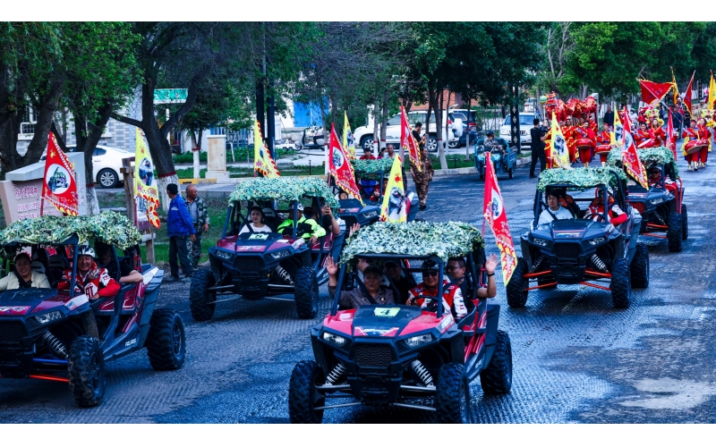 北屯市185團(tuán)巡游